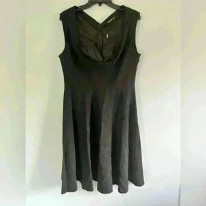 Miusol Retro A-line black dress size 2xl NWT